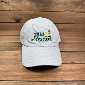 2014 Masters Beige Baseball Cap Golf American Needle 100% Cotton